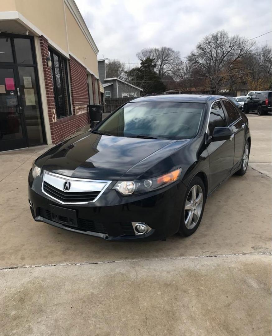 2011 BLACK ACURA TSX (JH4CU2F68BC) with an 2.4L engine, Automatic transmission, located at 4415 NE 28th St, Haltom City, TX, 76117, (817) 222-9334, 32.795322, -97.280937 - Photo#2