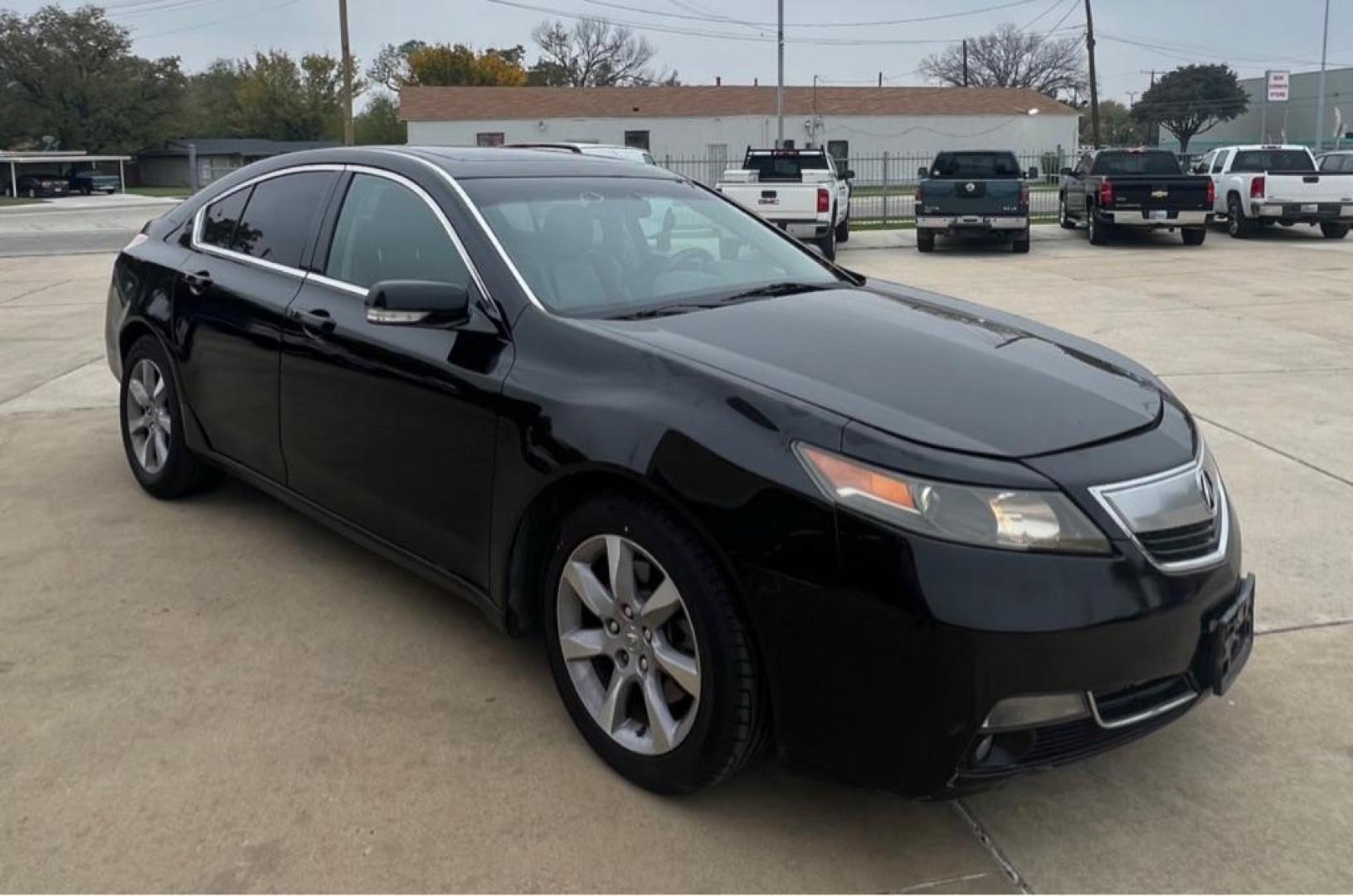 2013 BLACK ACURA TL TECH (19UUA8F50DA) with an 3.5L engine, Automatic transmission, located at 4415 NE 28th St, Haltom City, TX, 76117, (817) 222-9334, 32.795322, -97.280937 - Photo#3