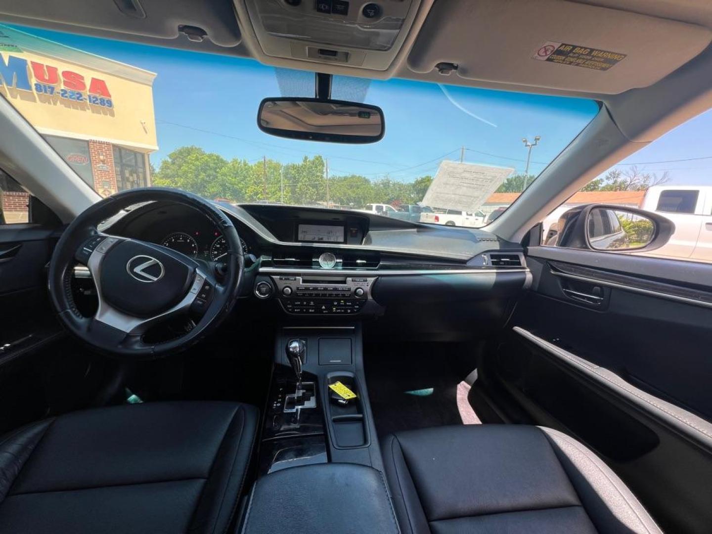 2014 BLACK LEXUS ES 350 (JTHBK1GG9E2) with an 3.5L engine, Automatic transmission, located at 4415 NE 28th St, Haltom City, TX, 76117, (817) 222-9334, 32.795322, -97.280937- Photo#8