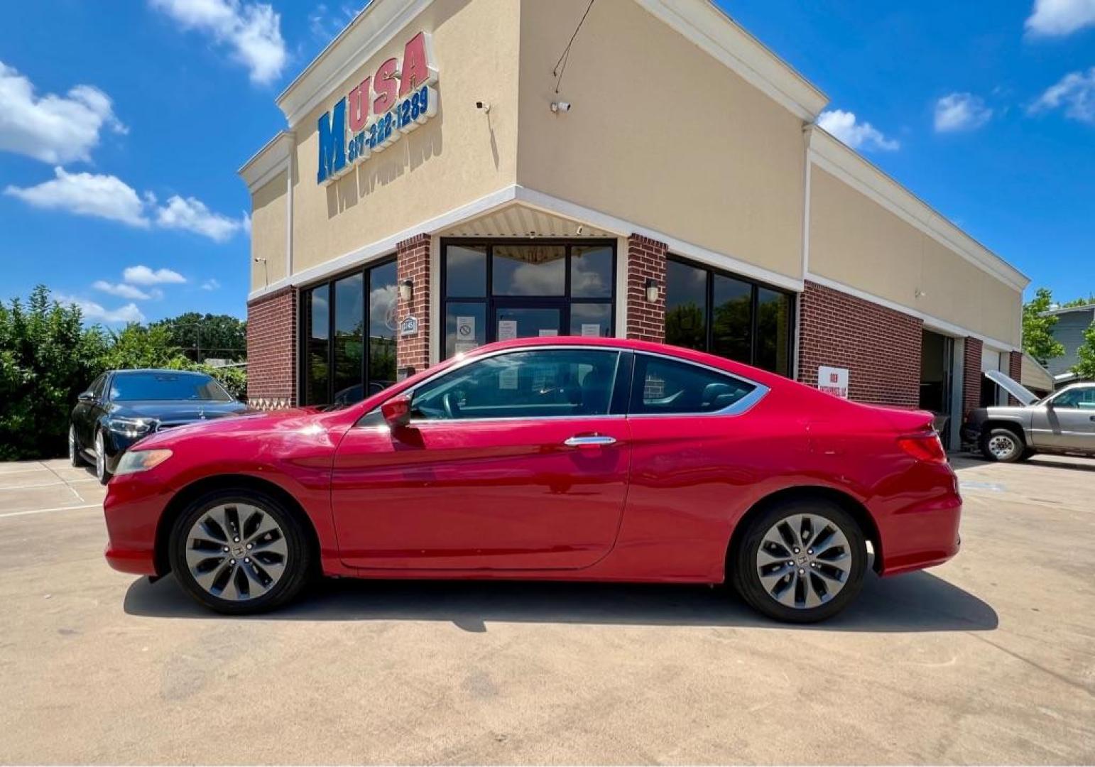 2015 RED HONDA ACCORD LX-S (1HGCT1B38FA) with an 2.4L engine, Continuously Variable transmission, located at 4415 NE 28th St, Haltom City, TX, 76117, (817) 222-9334, 32.795322, -97.280937 - Photo#1