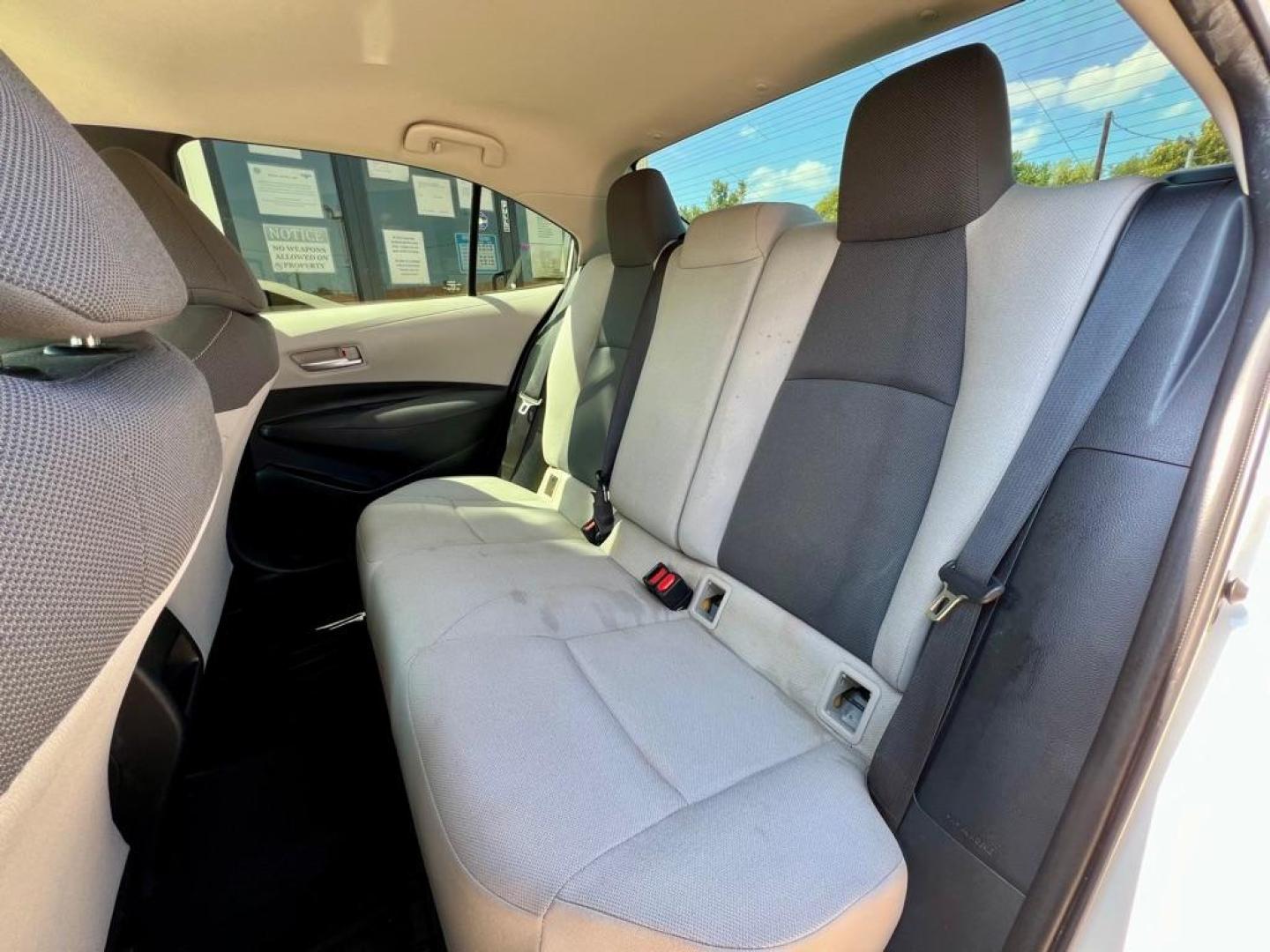 2021 White TOYOTA COROLLA L (5YFDPMAE7MP) with an 1.8L engine, Continuously Variable transmission, located at 4415 NE 28th St, Haltom City, TX, 76117, (817) 222-9334, 32.795322, -97.280937 - Photo#9