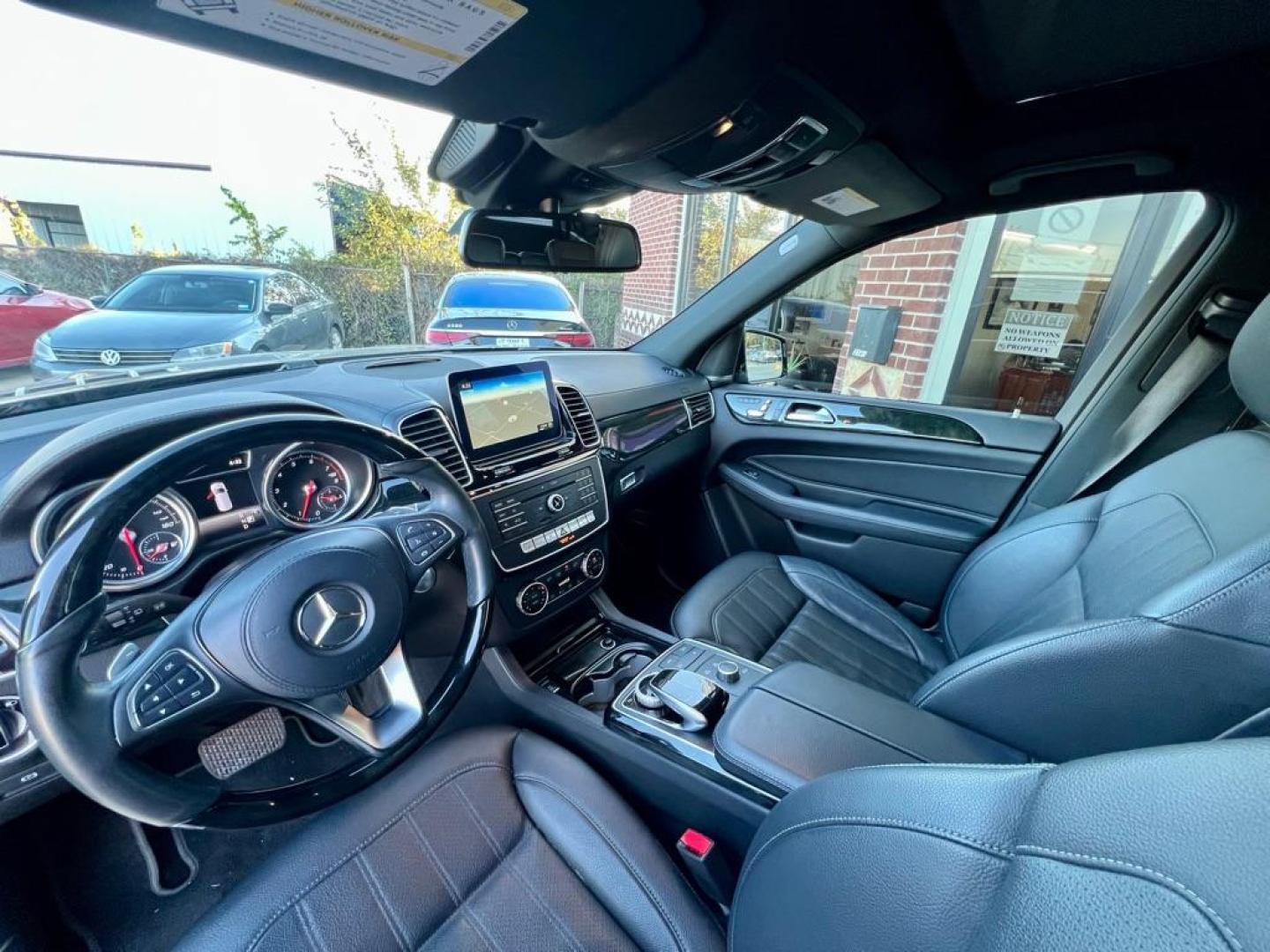 2017 Black MERCEDES-BENZ GLS 450 4MATIC (4JGDF6EE9HA) with an 3.0L engine, Automatic transmission, located at 4415 NE 28th St, Haltom City, TX, 76117, (817) 222-9334, 32.795322, -97.280937 - Photo#7