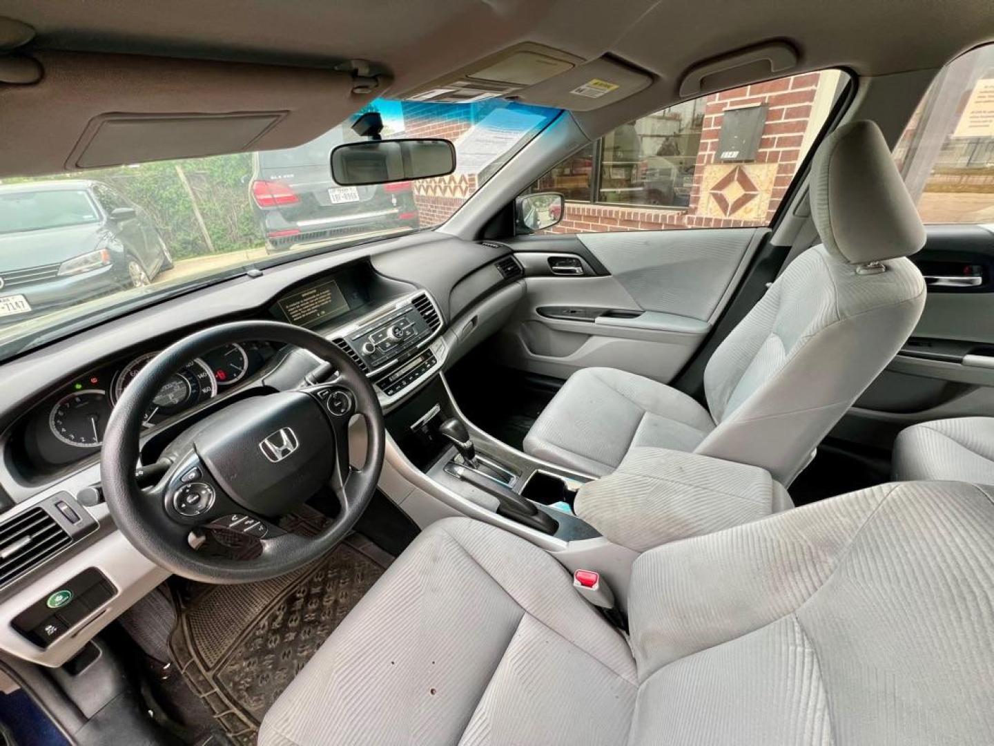 2014 Blue HONDA ACCORD LX (1HGCR2F33EA) with an 2.4L engine, Continuously Variable transmission, located at 4415 NE 28th St, Haltom City, TX, 76117, (817) 222-9334, 32.795322, -97.280937 - Photo#7
