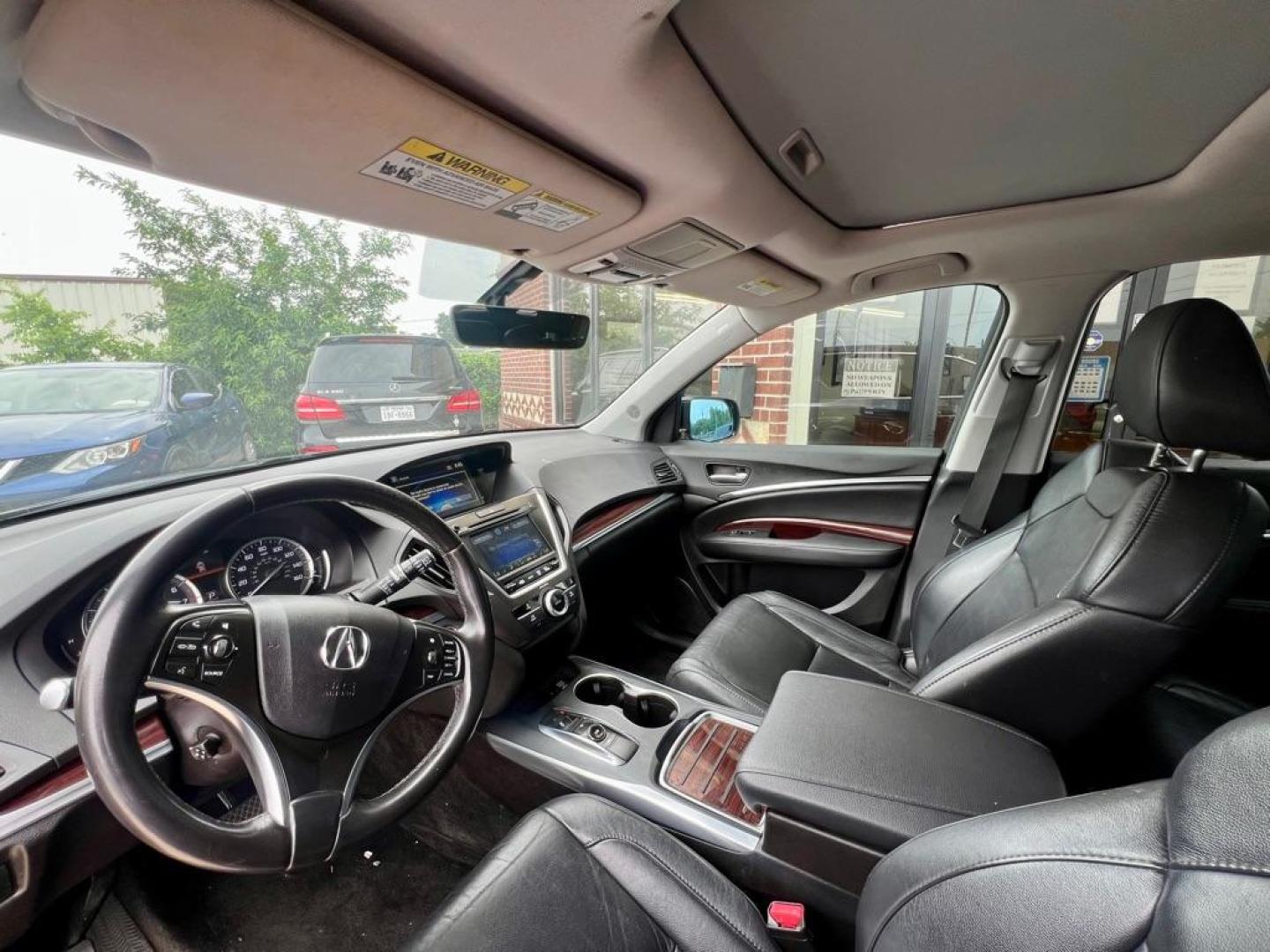 2016 Black ACURA MDX (5FRYD3H28GB) with an 3.5L engine, Automatic transmission, located at 4415 NE 28th St, Haltom City, TX, 76117, (817) 222-9334, 32.795322, -97.280937 - Photo#7