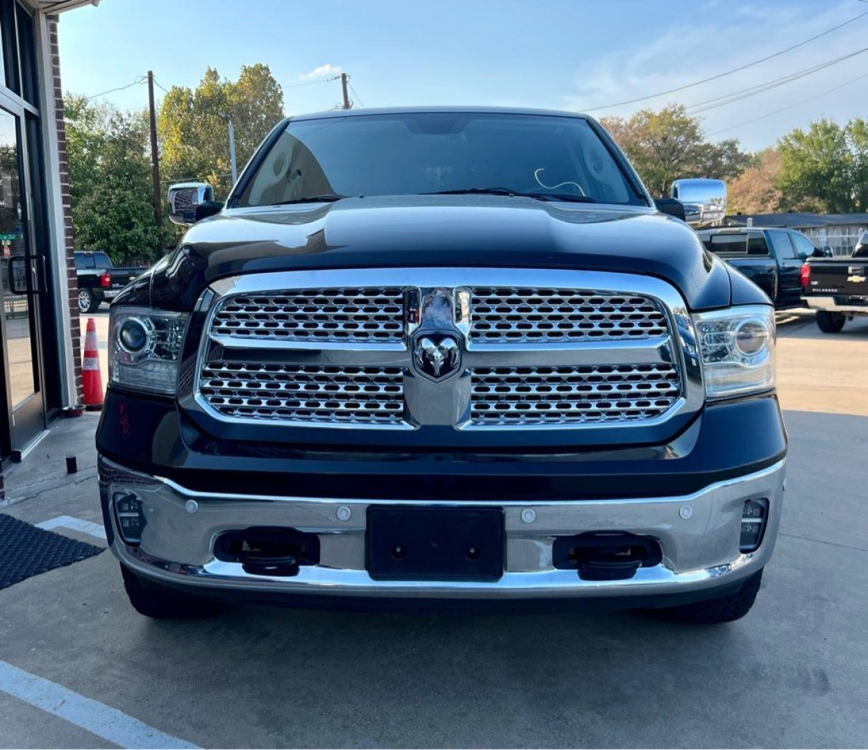 2017 Black RAM 1500 LARAMIE (1C6RR7NT8HS) with an 5.7L engine, Automatic transmission, located at 4415 NE 28th St, Haltom City, TX, 76117, (817) 222-9334, 32.795322, -97.280937- Photo#1