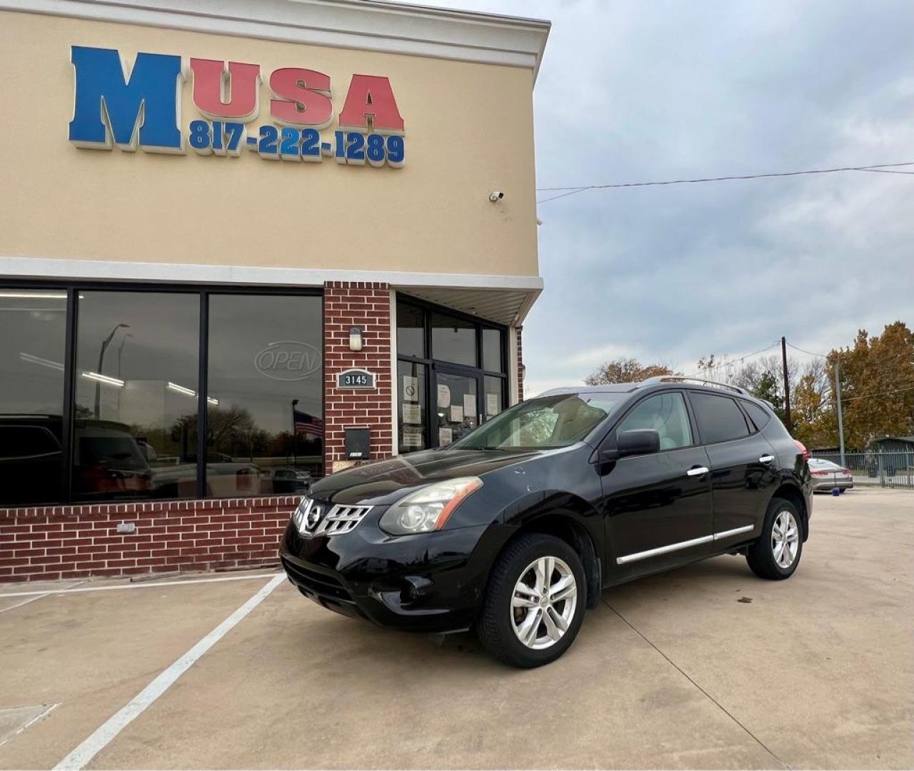 2015 BLACK NISSAN ROGUE SELECT S (JN8AS5MT5FW) with an 2.5L engine, Continuously Variable transmission, located at 4415 NE 28th St, Haltom City, TX, 76117, (817) 222-9334, 32.795322, -97.280937 - Photo#0