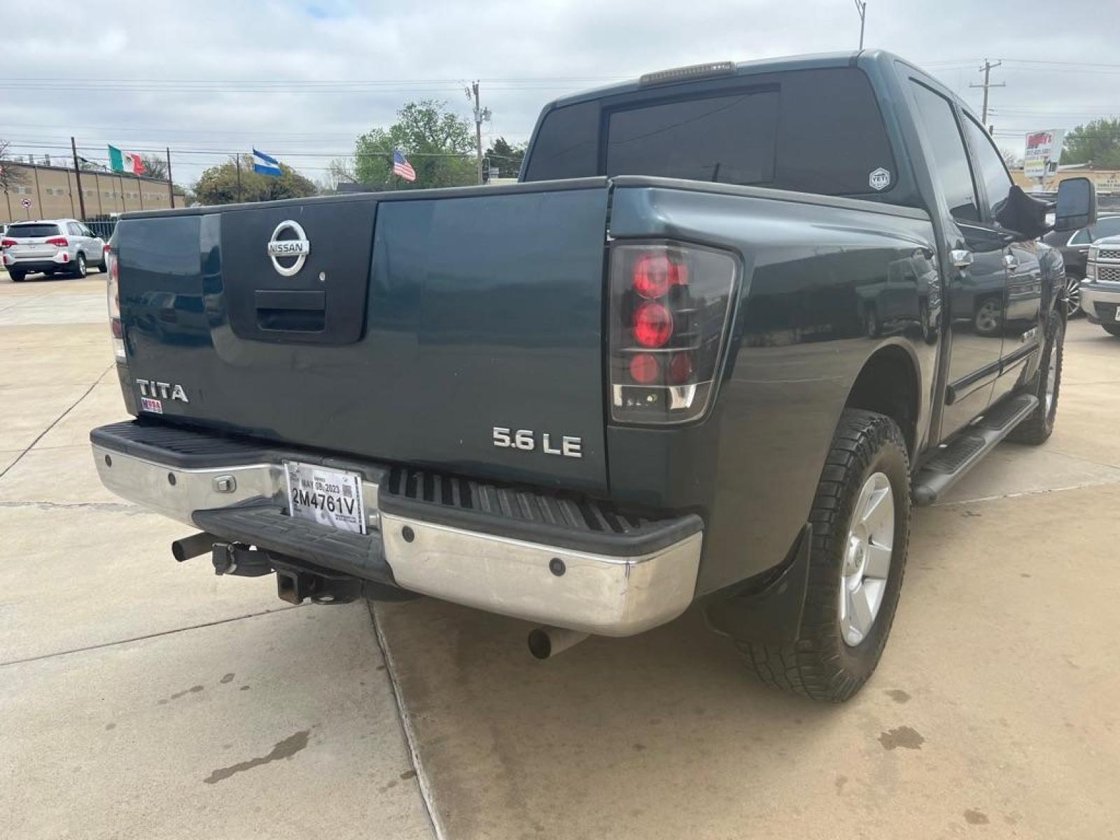 2005 BLUE NISSAN TITAN XE (1N6AA07AX5N) with an 5.6L engine, Automatic transmission, located at 4415 NE 28th St, Haltom City, TX, 76117, (817) 222-9334, 32.795322, -97.280937 - Photo #6