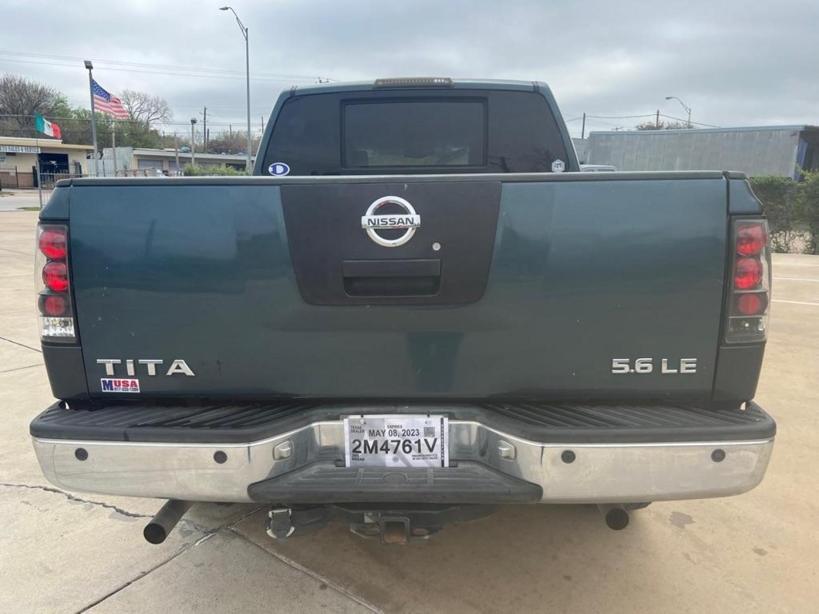 2005 BLUE NISSAN TITAN XE (1N6AA07AX5N) with an 5.6L engine, Automatic transmission, located at 4415 NE 28th St, Haltom City, TX, 76117, (817) 222-9334, 32.795322, -97.280937 - Photo #7